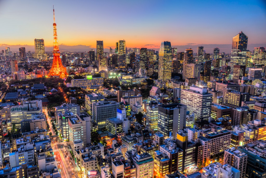 vue de Tokyo capitale ultra moderne