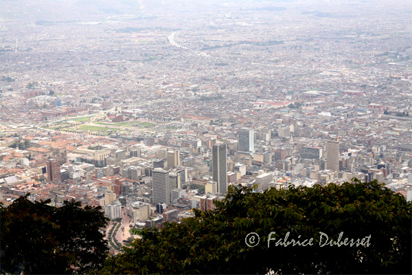 vue de Bogota Colombie