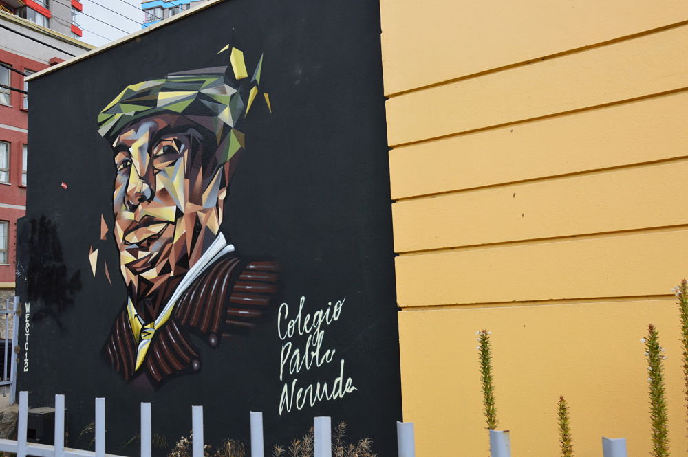 Pablo Neruda, icone de Valparaiso