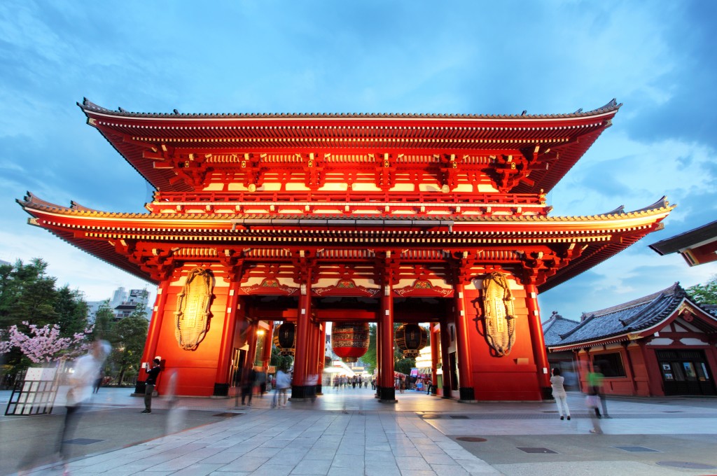 Temple à Asakusa symbole de la culture japonaise