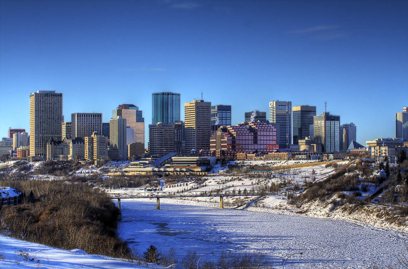 Photo de la ville d'Edmonton au Canada en PVT
