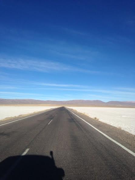 Road trip désert de sel salinas grandes