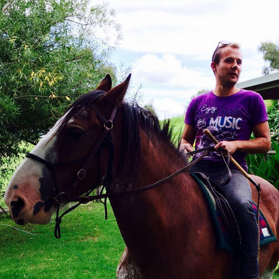 James cow boy en Australie