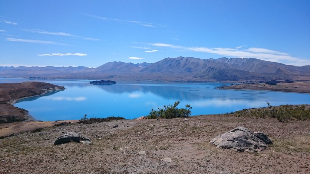 Randonnée aux abords du Lake Tekapo, idéal pour un pique nique