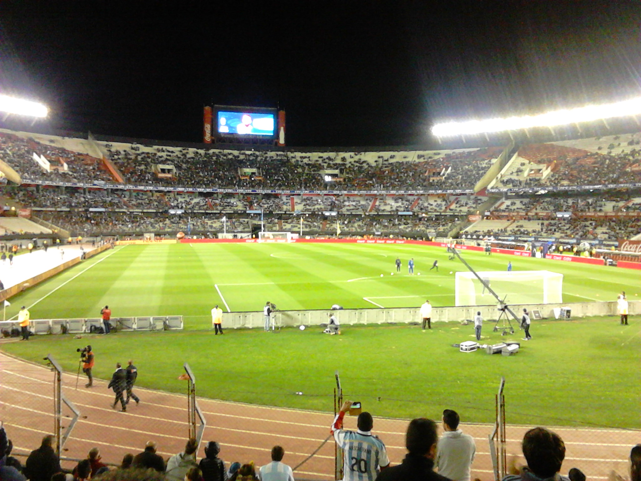 Le Monumental, un stade où se déroule un match de foot à Buenos Aires