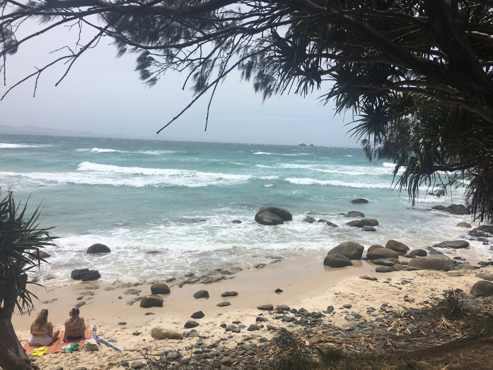 la plage de Byron Bay