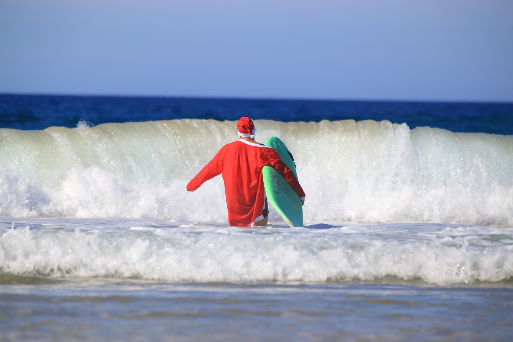 Noël à l'étranger, sur la plage en Australie