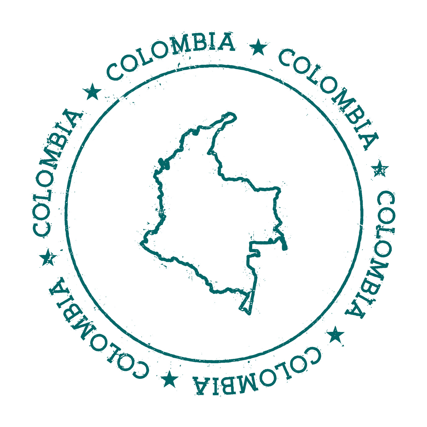 carte de la colombie