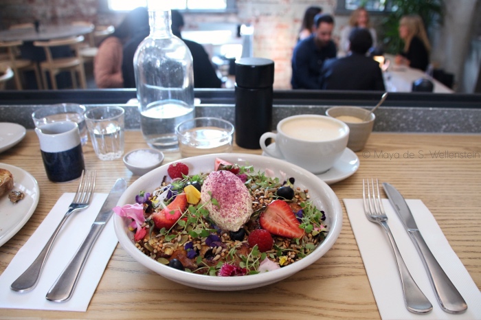 un brunch vegetarien à Melbourne au higher ground