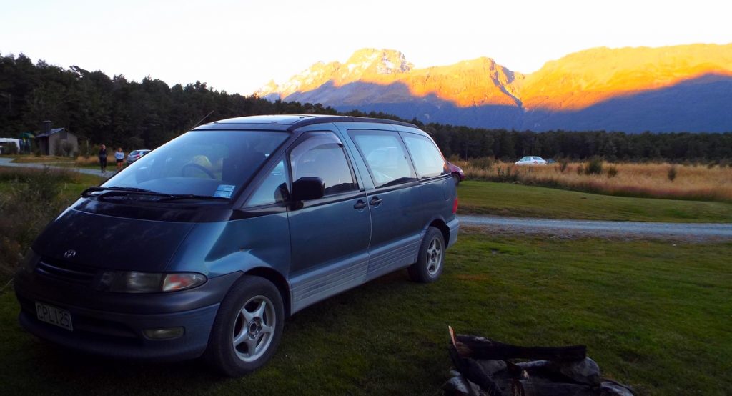 camper van en nouvelle zelande