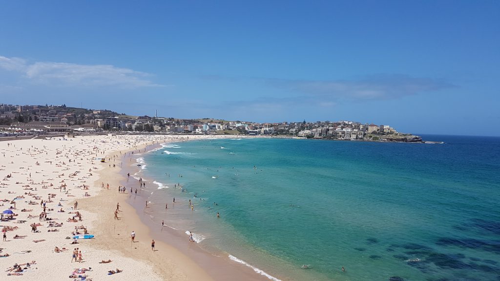 la plage Bondi Beach