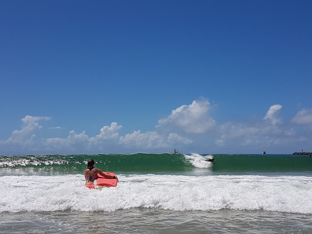 Surf à Mooloolaba Spit Beach
