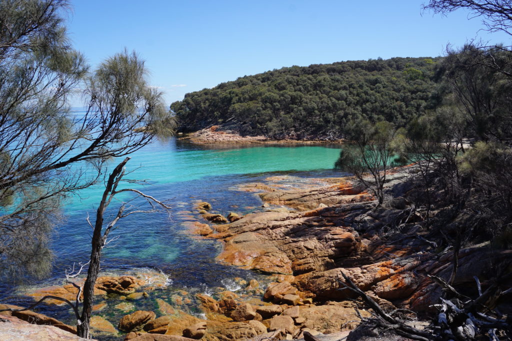 plage de reve en tasmanie