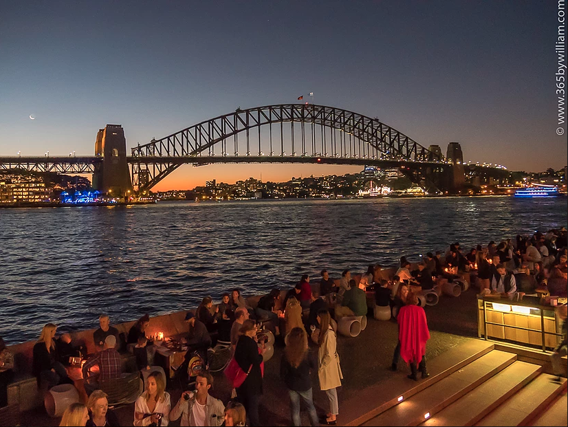 Harbour Bridge au loin