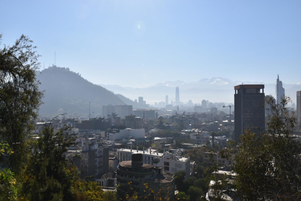 vue sur Santiago du Chili