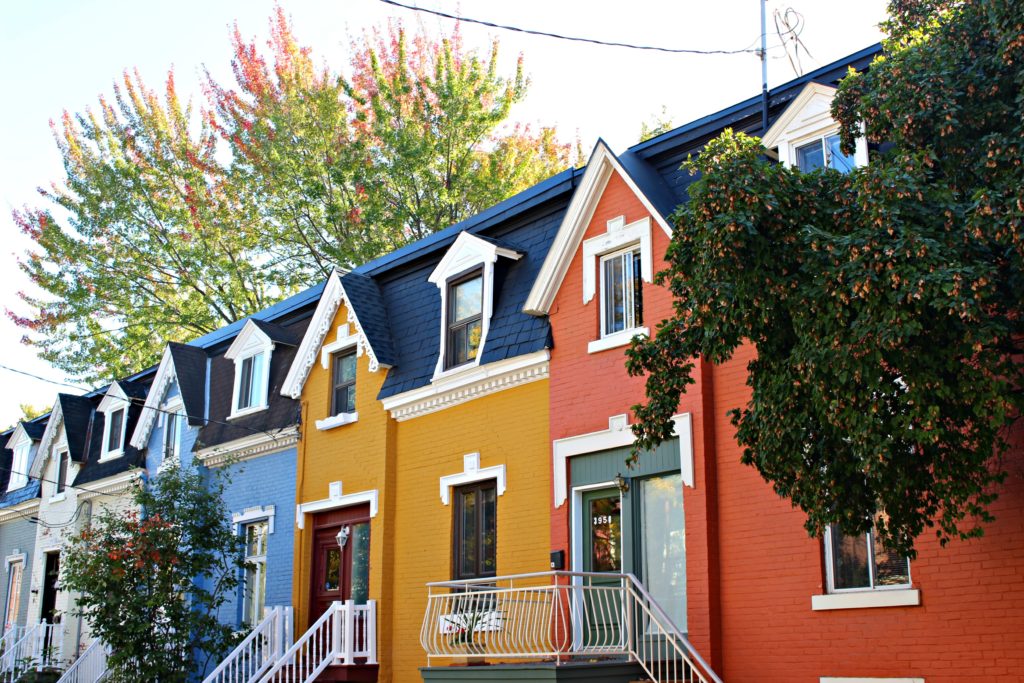 Rue Drolet sur Le Plateau a Montreal