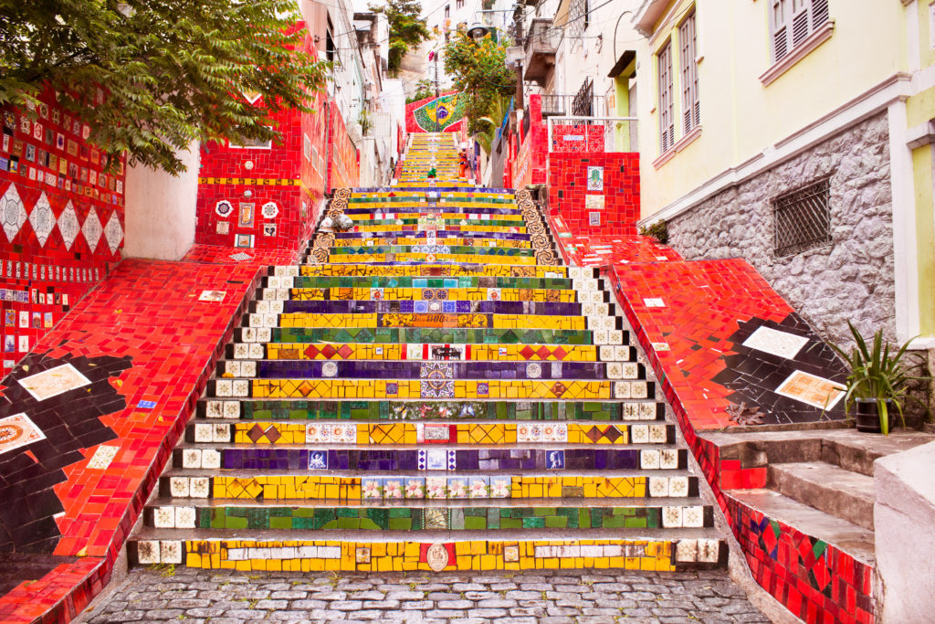 escaliers Selaron a Rio de Janeiro