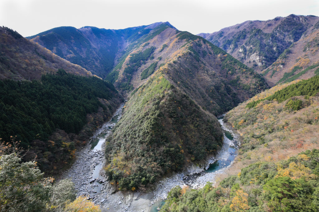 La vallée de l'Iya au Japon